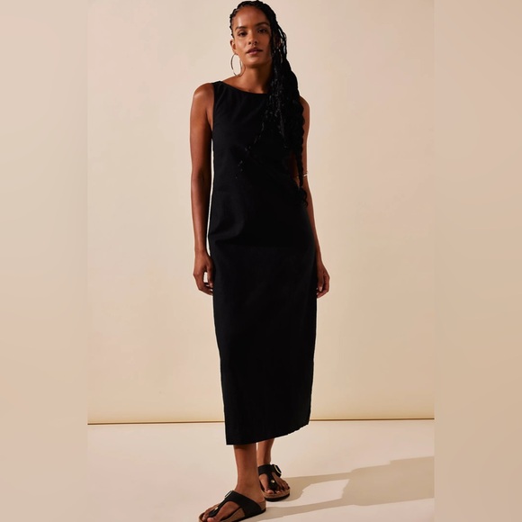 NWT Free People Vacay Perfect Cotton-Linen Midi size Medium - Picture 1 of 3